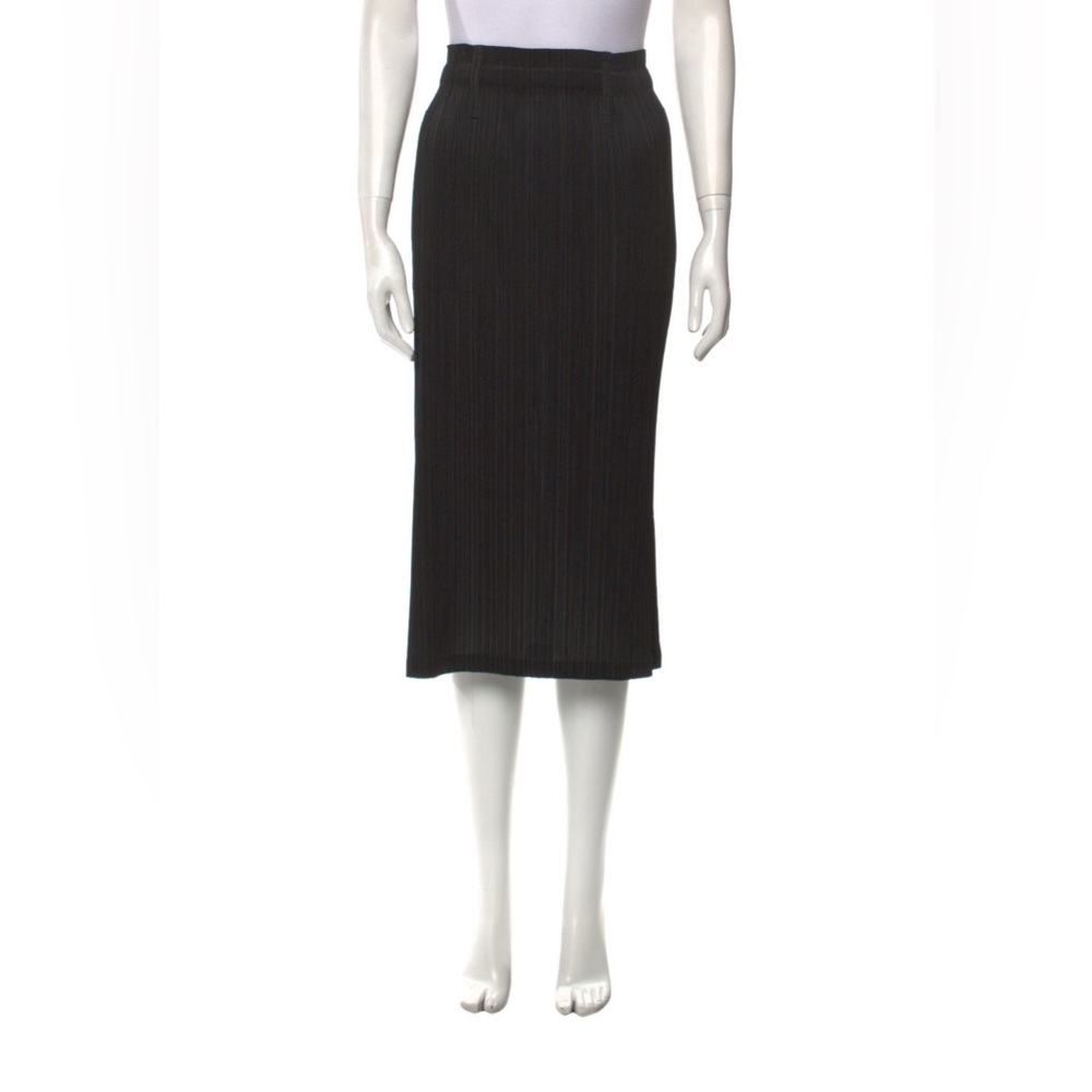Issey Miyake Pleats Please Midi Skirt with Belt Loops - Size 5